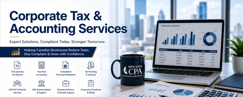 Bipin Shah CPA Professional Corporation — Corporate tax and accounting services